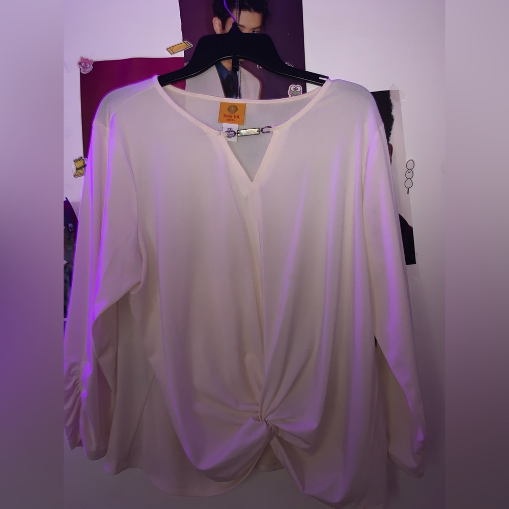 White Blouse from Ruby Rd. PXL